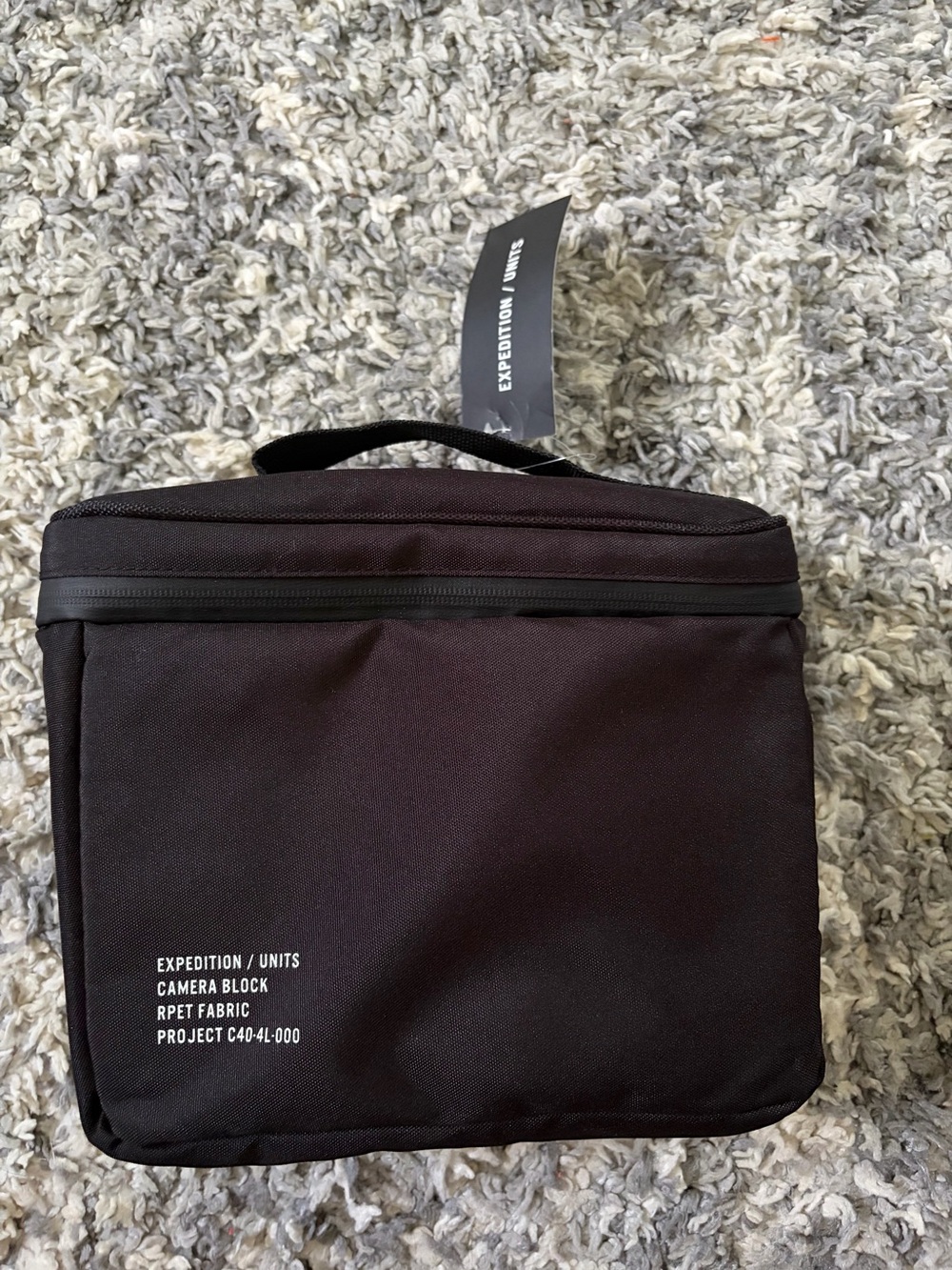 EXPEDITION/UNITS Project C40 Camera Block Organizer Bag NEW W TAG Retail $49
